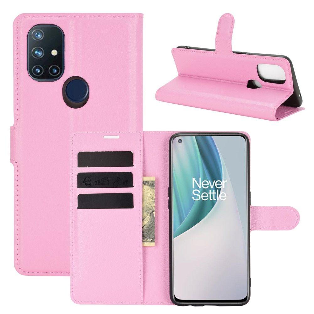 Чохол-книжка Litchie Wallet для OnePlus Nord N10 Light Pink, фото 1