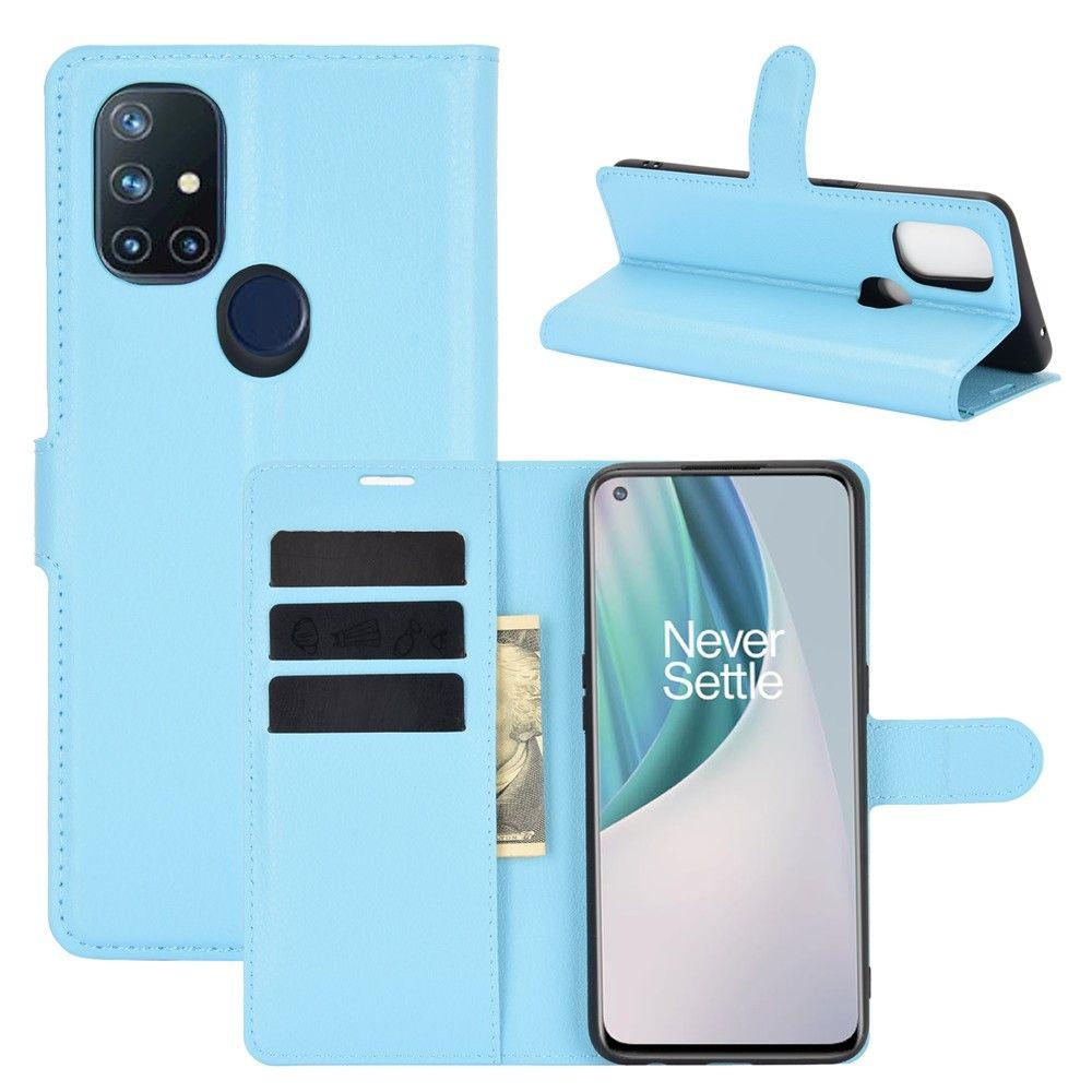 Чохол-книжка Litchie Wallet для OnePlus Nord N10 Light Blue, фото 1