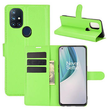 Чохол-книжка Litchie Wallet для OnePlus Nord N10 Light Green