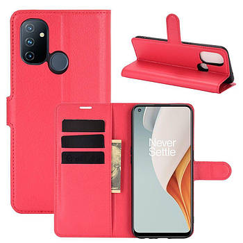 Чохол-книжка Litchie Wallet для OnePlus Nord N100 Red