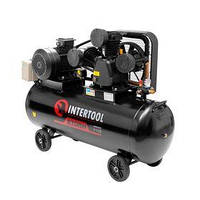 Компрессор 200 л, 7,5 кВт, 380 В, 10 атм, 1050 л/мин., 3 цилиндра INTERTOOL PT-0040