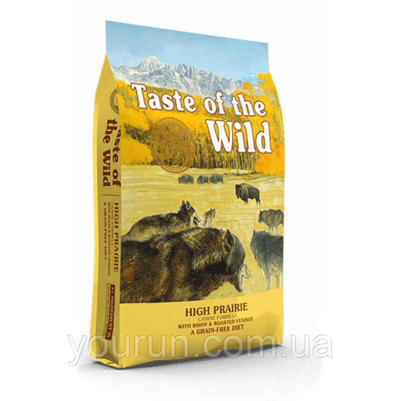 Taste of the Wild High Prairie Canine Formula - Сухий корм для дорослих собак (оленіна/бізон) 5,6 кг