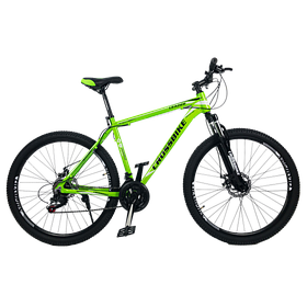 Велосипед CrossBike 27.5" Leader Рама-19.5" neon green