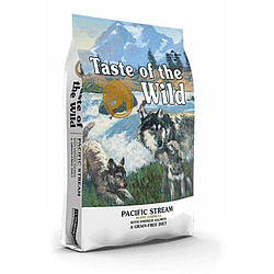Taste of the Wild Pacific Stream Puppy Formula - Сухий корм з копченим лососем для цуценят усіх порід 12.2кг
