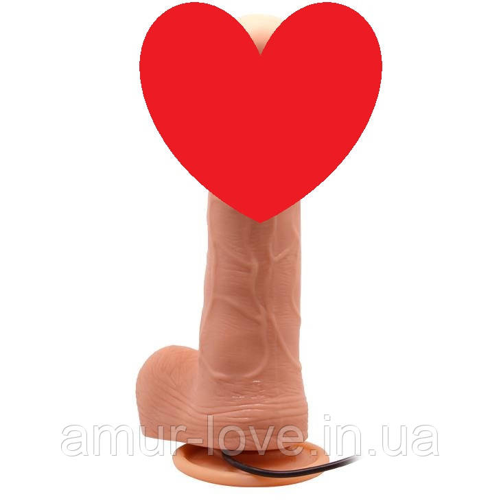 Вибратор Barbara Ken Multi Speed Real Vibrator 20 cm Flesh, фото 1