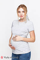 Базовая футболка для беременных и кормящих, размеры от 40 до 48