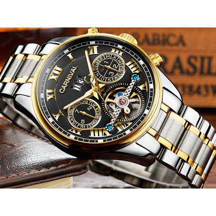 МУЖКІ НАРУЧНІ ГОДИ Carnival Sapppfire Silver, фото 1