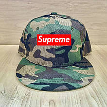 Кепка сніпбек Суприм (Supreme) чоловіча на кожен день, хакі