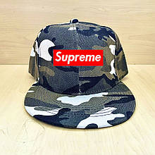 Кепка сніпбек Суприм (Supreme) чоловіча на кожен день, хакі
