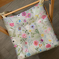 Подушка на стул Цветочное настроение 40x40x4 см (PZ_22U013)