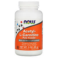 Ацетил L-карнитин NOW Foods "Acetyl L-Carnitine Pure Powder" чистый порошок (85 г)