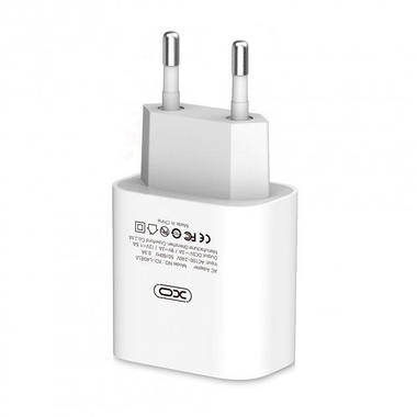 Сетевое зарядное устройство XO L40(EU) USB-C PD 3A 18W (белое), фото 2