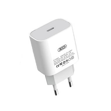 Сетевое зарядное устройство XO L40(EU) USB-C PD 3A 18W (белое), фото 2