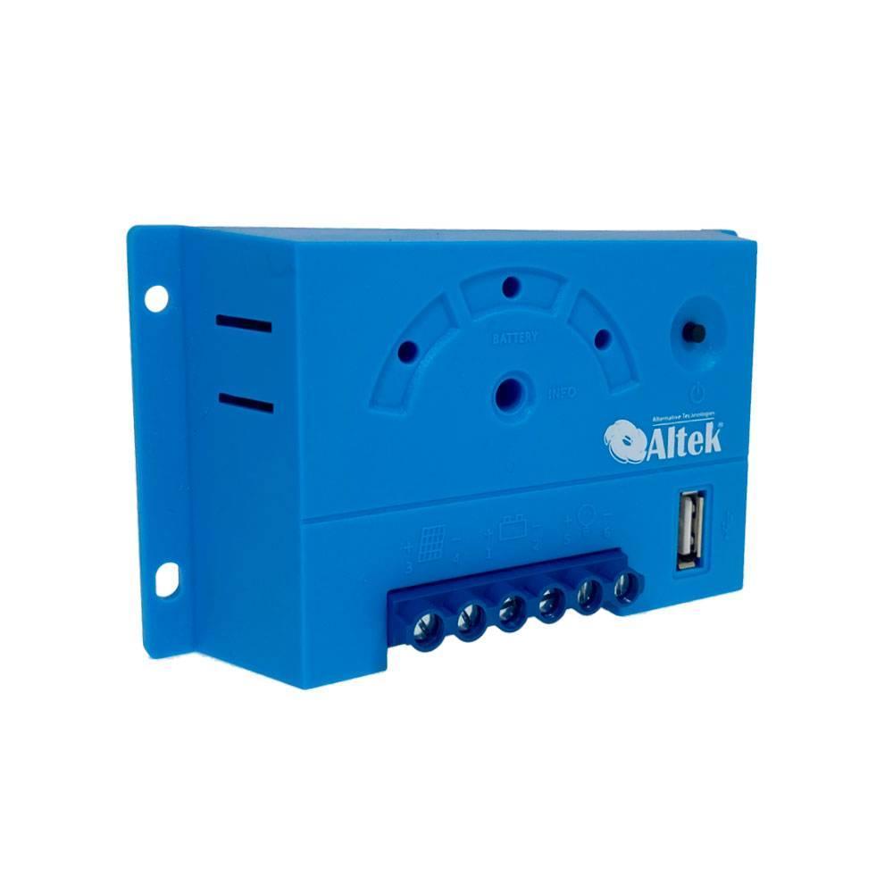 Контролер заряду Altek P-10А/12V-USB 12В., фото 1