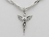 Срібний Кулон Ангел із Ланцюжком DARIY 1032кул, фото 3