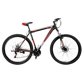 Велосипед CrossBike 27.5" Shark 2021 Рама 17" black-red