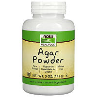 Агар в порошке NOW Foods, Real Food "Agar Powder" заменитель желатина (142 г)