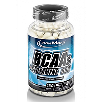 IRONMAXX BCAA´S + GLUTAMINE 800 130 капс амінокислоты bcaa