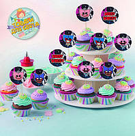 Топпери "Хаггі Ваггі" (10 шт/уп) для кексів, мафінів, капкейків (Картон)