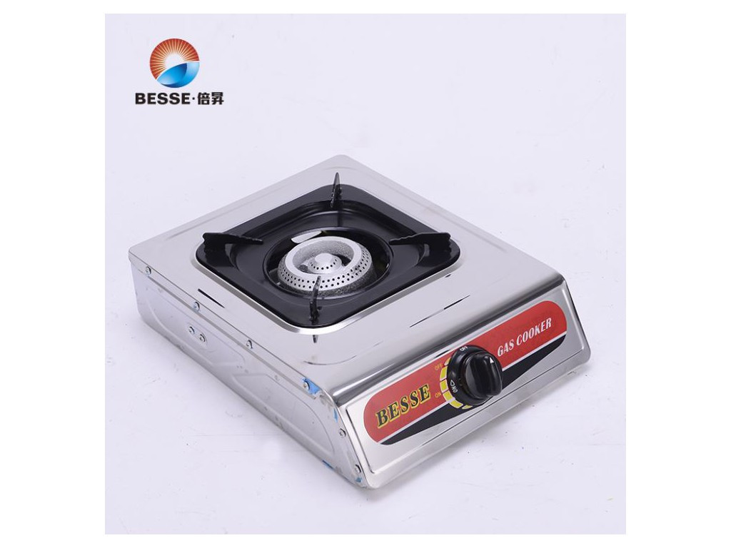 Газова плита BESSE настільна 1 конфорки (нержавія)