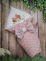 Детский демисезонный конверт на выписку Микки Маус конверт-одеяло нарядный конверт на выписку ВЕСНА ОСЕНЬ