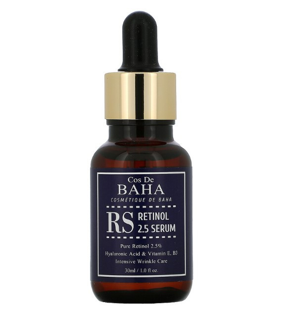 Сироватка омолоджувальна з ретинолом Cos De Baha RS Retinol 2.5 Serum 30 мл, фото 1