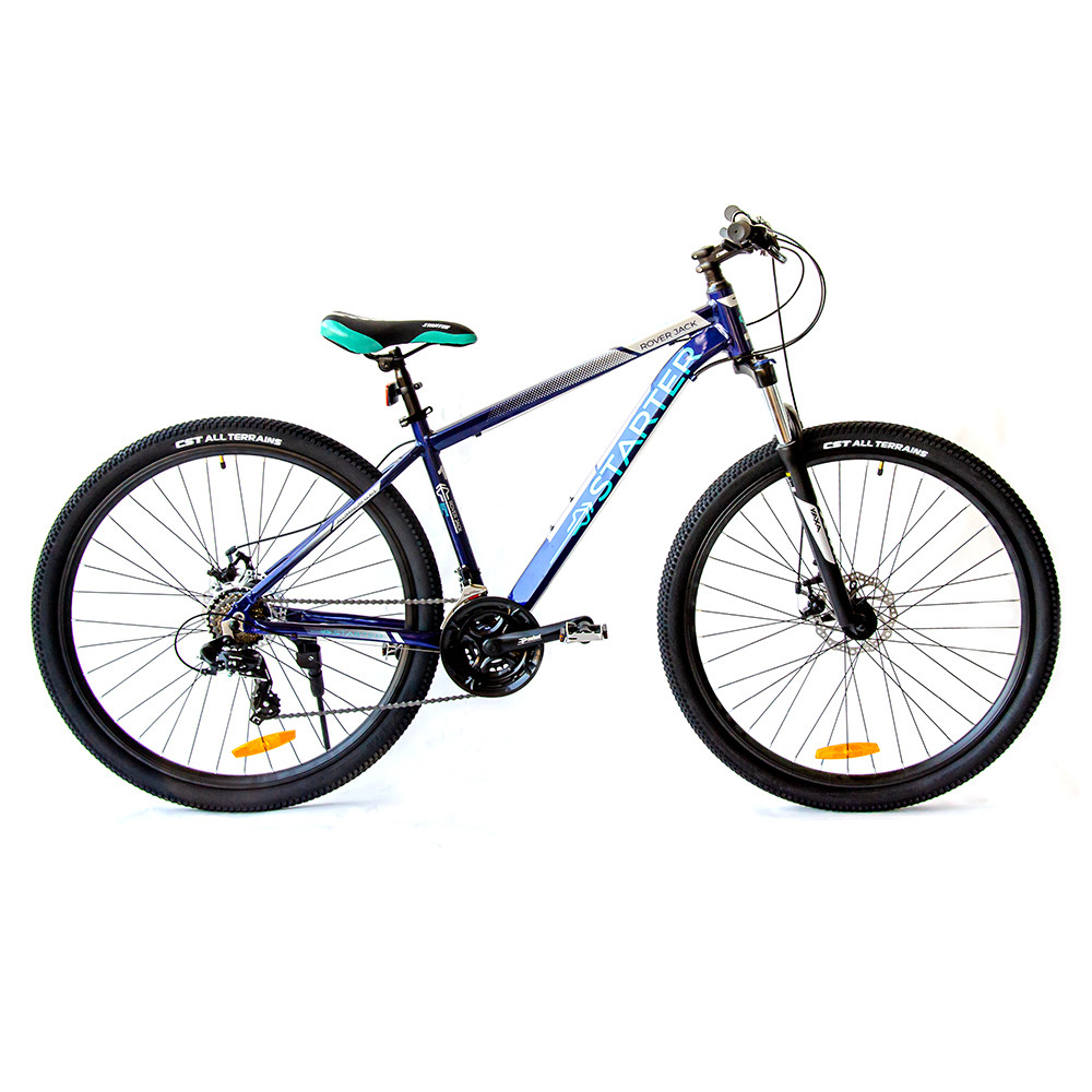 Велосипед спортивний гірський Starter Rover Jack 29 дюймів з алюмінієвою рамою (синій)