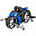 Радиоуправляемая игрушка ZIPP Toys Квадрокоптер Flying Motorcycle Blue (RH818 blue), фото 4