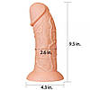 Фалоімітатор 9.5'' King-sized Dildo, Flesh, фото 2