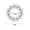 Кільце ерекційне POWER PLUS Cockring, Clear, фото 3