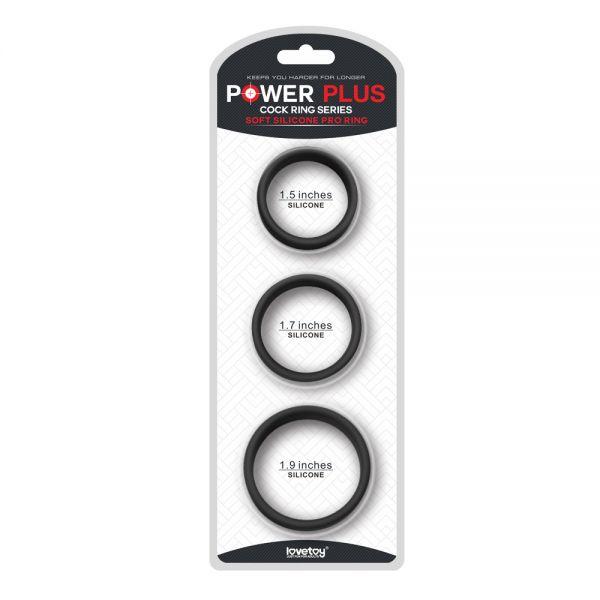 Набір ерекційних кілець POWER PLUS Cockring