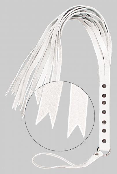 Флогер S&M Fancy Leather Floger, White