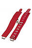 Окови Leather Restraints Leg Cuffs, Red, фото 3