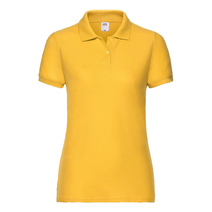 Women's polo yellow