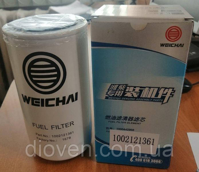 Фільтр паливний Weichai ТОТ 1000442956 МАЗ КРАЗ WD615/WP10 основний, Оригінал (Арт. 1002121361)