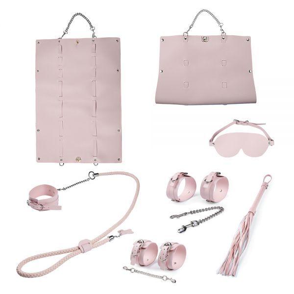 Набір для БДСМ ігор BDSM-NEW PVC Bondage Set, Pink