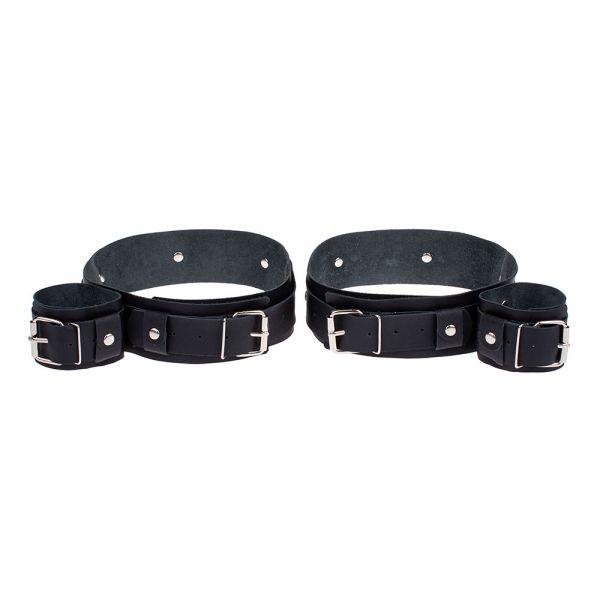 Фіксатор для зап'ястків та стегон Fixation Me Thigh, Smooth Black