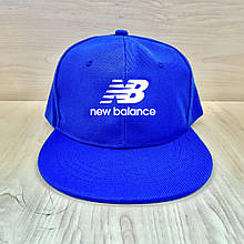 Кепка сніпбек Нью Беланс (New Balance) чоловіча на щодень, синя