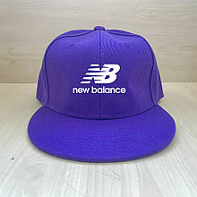 Кепка сніпбек Нью Беланс (New Balance) чоловіча на щодень, синя