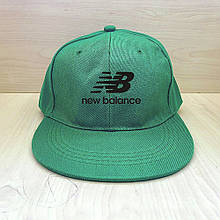 Кепка сніпбек Нью Беланс (New Balance) чоловіча на кожен день, зелена