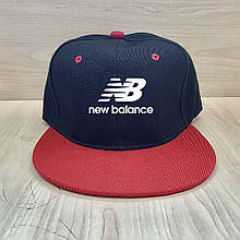 Кепка сніпбек Нью Беланс (New Balance) чоловіча на кожен день, чорна