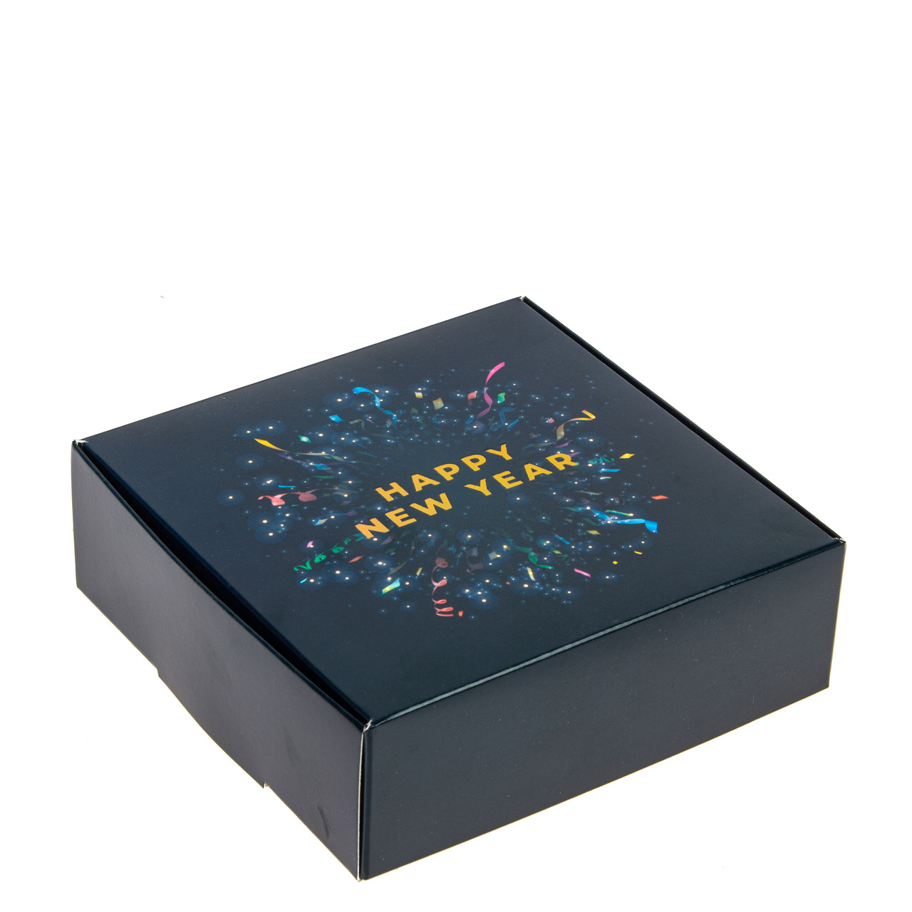 Коробка 150х150х50 для десертів "Happy New Year Салют", фото 1