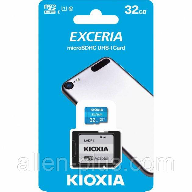 Картка пам'яті KIOXIA EXCERIA microSDHC Class 10, 32 GB (100MB/s)