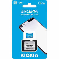 Карта памяти KIOXIA EXCERIA microSDHC Class 10, 32GB (100MB/s)