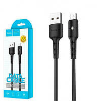 USB кабель Hoco X30 Star micro USB 1m черный