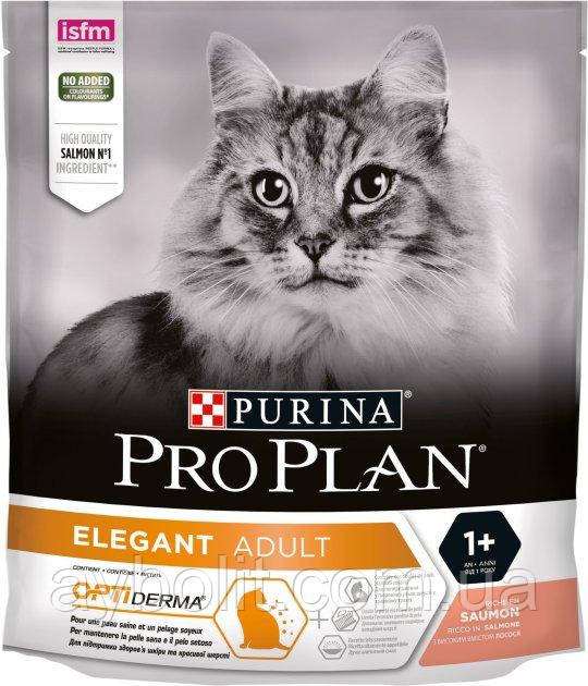 Сухий корм для котів Purina Pro Plan Elegant з лососем 400 г