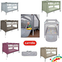 Дитячій манеж-ліжко CARRELLO Piccolo+ CRL-9201 з другим дном
