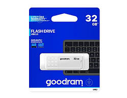 Накопичувач Goodram UME2 32 GB USB 2.0 White (UME2-0320W0R11) (флешка на 32 GB)