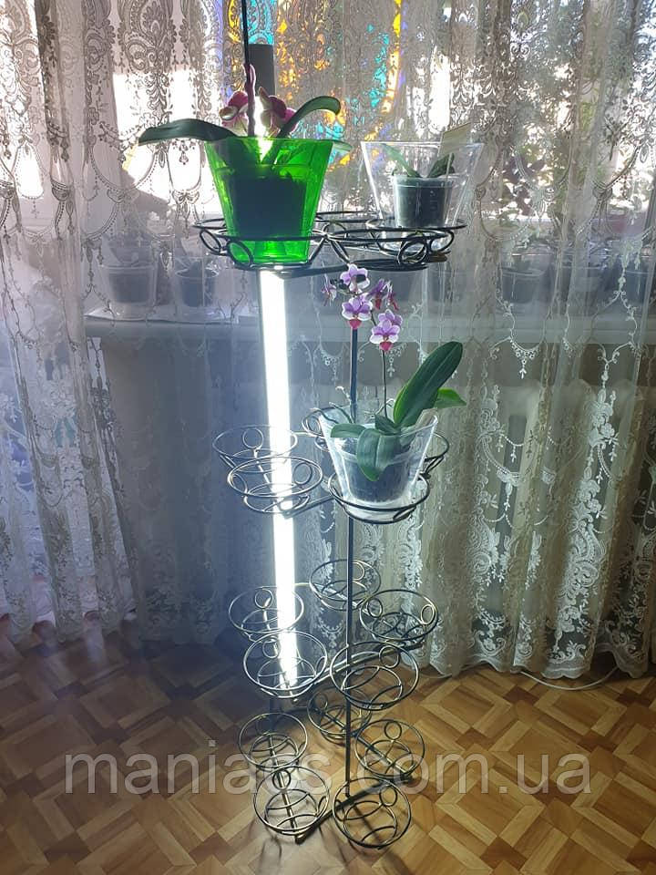 Подставка для цветов "Лиза-2" на 20 малых чаш с подсветкой - фото 2 - id-p1614870757