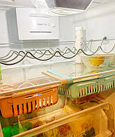 Дополнительный подвесной контейнер для холодильника и дома раскладная доп полка для мелочи в холодильнике